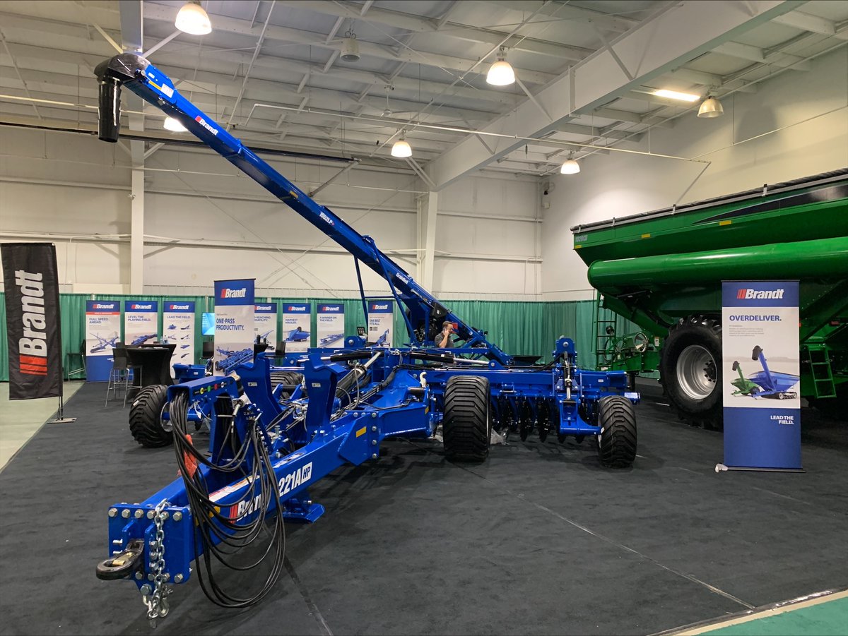 Brandt_AG's tweet photo. WE’RE HERE, @WCCPS_SK at booth D6 and we’re showing off our newest equipment today till Thursday!
#WCCPS #agriculture #agriculturemachinery #yxe #saskatoon #sask https://t.co/eL78utfRnG