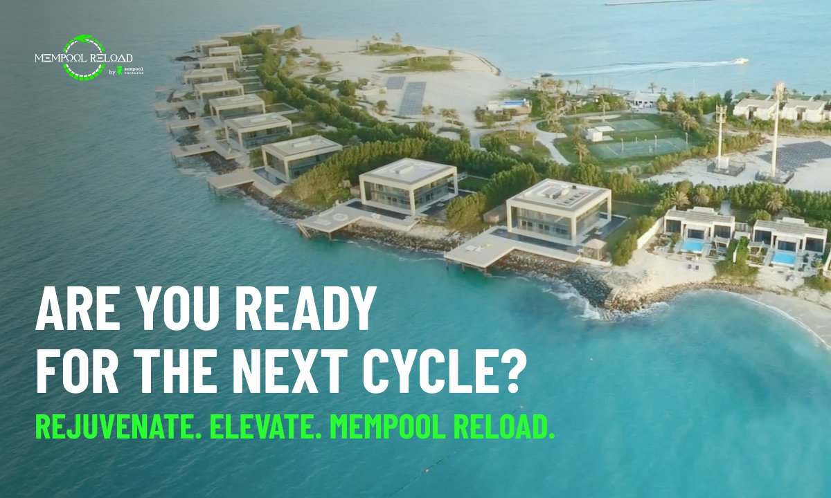 🚀 Elevate your next cycle investing game and well-being at Mempool Reload. #Web3 workshops, yoga, art therapy, and coaching sessions to help fund managers rejuvenate professionally and personally. Apply or DM us to know more. 
🔥 Website: mempool-reload.com