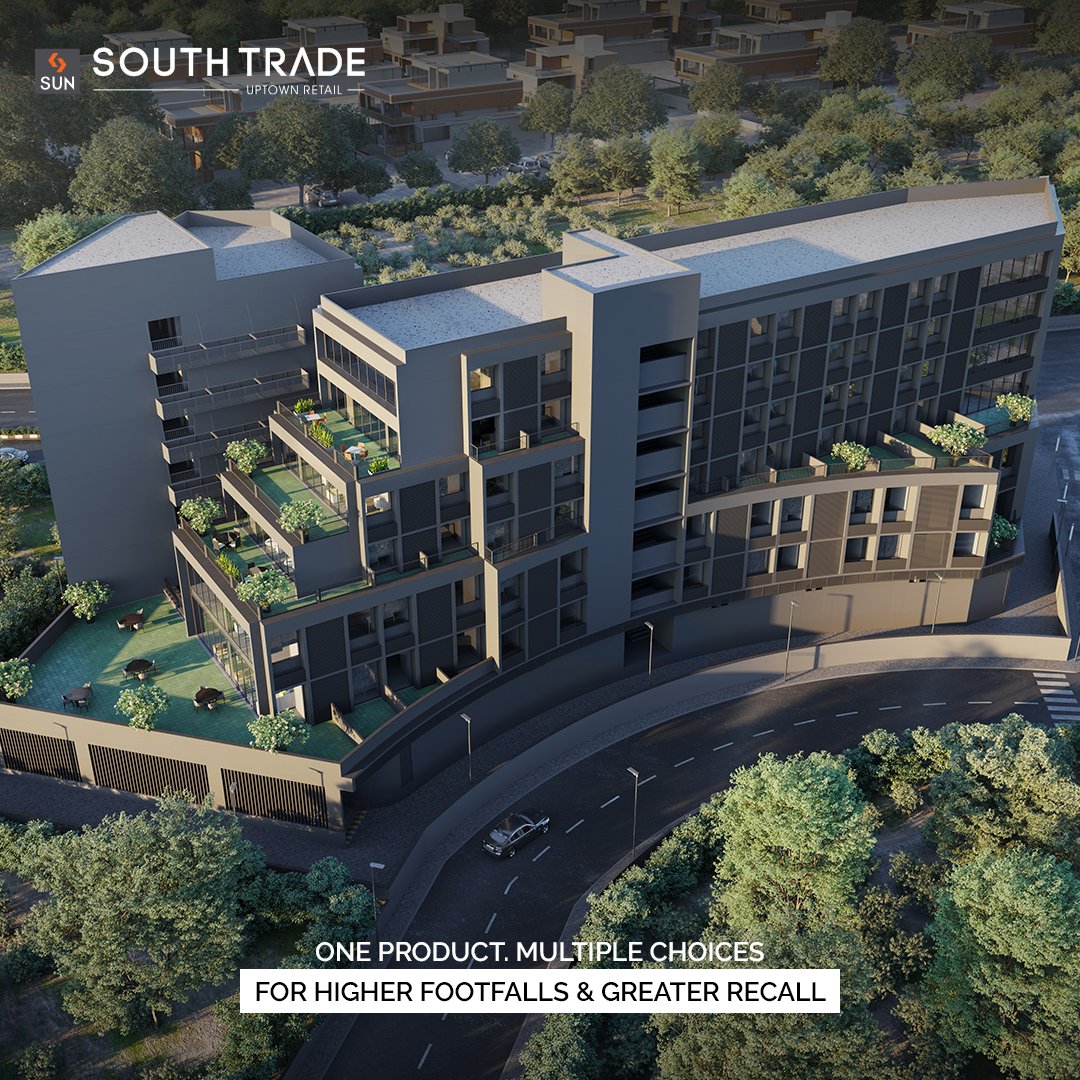 SunBuildersGrp's tweet photo. Get the much desired angular edge and stay ahead in the race of visibility at the angularly designed Sun South Trade in the central spine of Bopal and South Bopal where business meets greater recall and footfall.
#SunBuildersGroup #SunBuilders #SunSouthTrade #Retail #Showroom https://t.co/lvx46Y7OTV