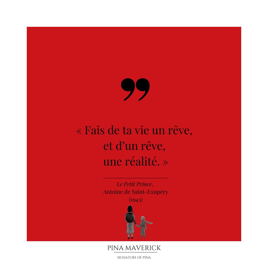 PinaMaverick's tweet photo. CITATION | 

✒️" Fais de ta vie un rêve, et d’un rêve, une réalité. "

Le Petit Prince, 
Antoine de Saint-Exupéry
(1943)

✈️ Amicalement Vôtre
🙏 Bienvenue &amp; Merci 
✈️Pina Maverick

#aeronautique #aviation #citation #petitprince #pinamaverick #signatureofpina https://t.co/lOC3cduflV