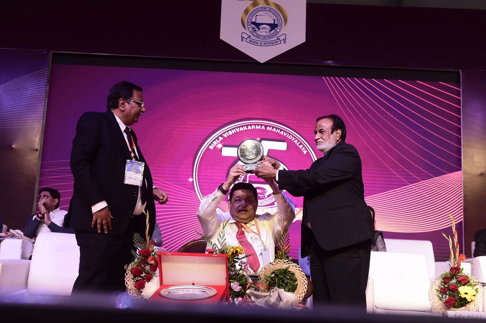 BVM Engineering College confers AM Naik with “BVM RATNA”