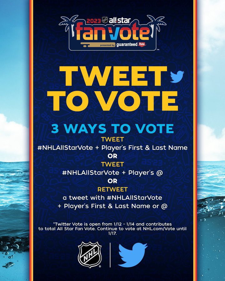 Alright Devils fans, it is time to come together and show the league who we are

#NHLAllStarVote Jesper Bratt
#NHLAllStarVote Nico Hischier
#NHLAllStarVote Dougie Hamilton
#NHLAllStarVote Vitek Vanecek

Retweet this tweet and it counts as a vote!!!