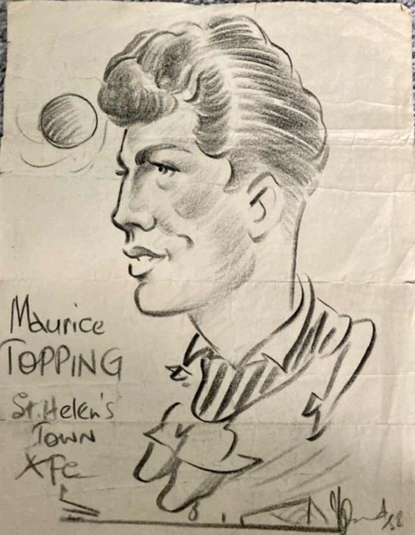 The club is saddened to hear of the passing of club legend Maurice Topping. Born in 1936 on Hoghton Rd over looking the Town ground he would go on to become Town’s captain. Thoughts with his family at this time. Read about him in the matchday programme💙 
bit.ly/3vUQQKH