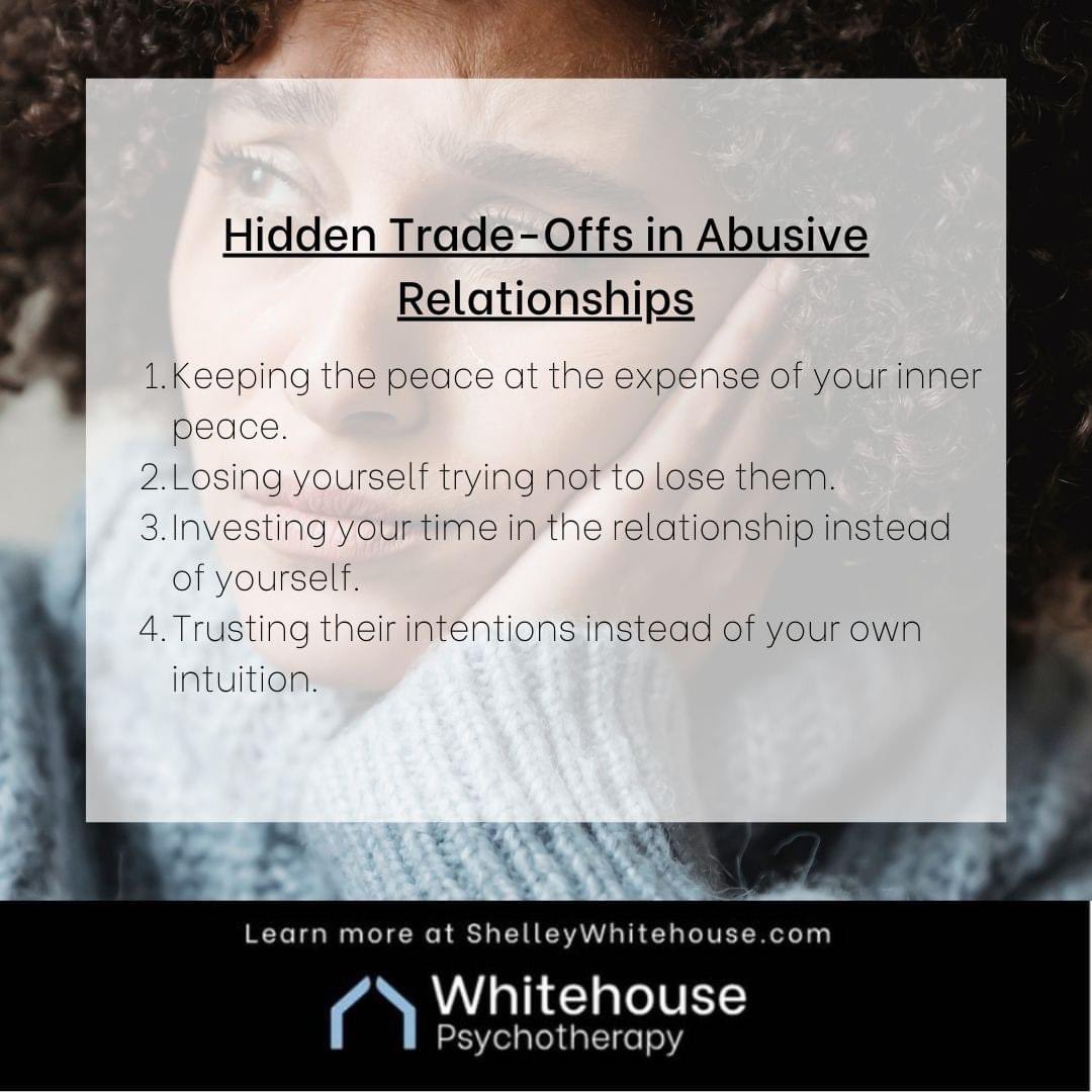 Psychotherapyw9's tweet photo. Have you ever felt like you were giving away your peace of mind to make someone else happy? In an abusive relationship, you are often expected to defer to your abuser at the expense of your own happiness and security.

#Psychotherapy #Therapy #MentalHealth #Toronto #Therapist https://t.co/Avk7RAtese