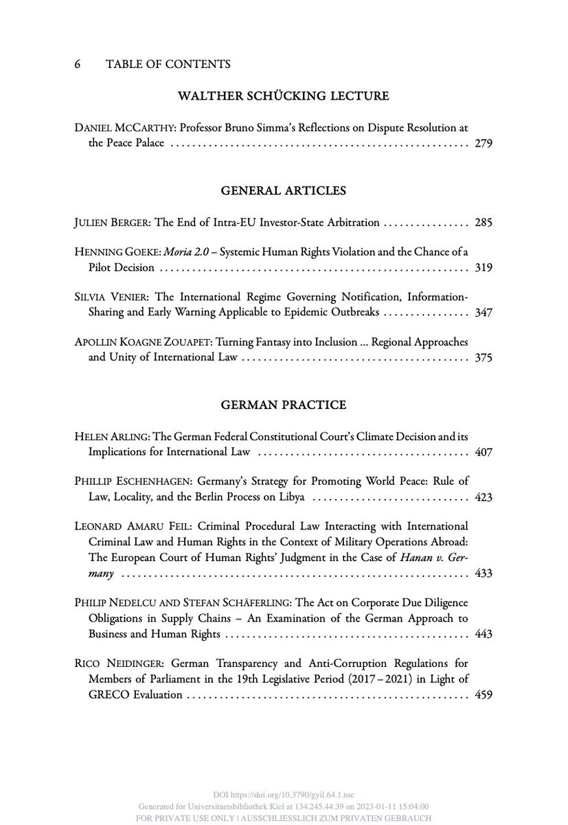 German Yearbook of International Law tweet media
