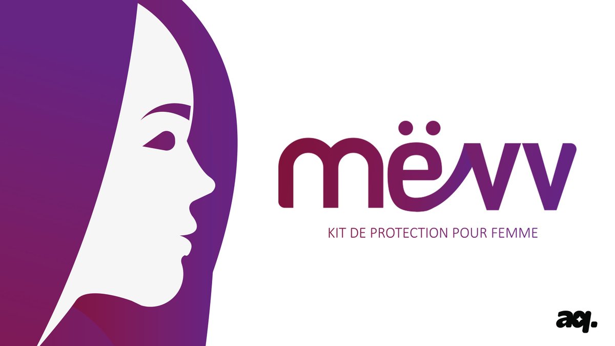 studioaq_'s tweet photo. mëvv logotype.👩 

Logotype pour la vente de kit de protection pour femme.

Soutiens appréciés. 😁 https://t.co/gnpkzEYnE7