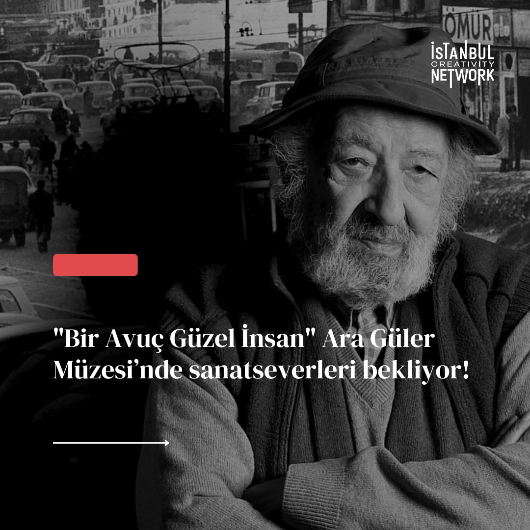 istanbulcreanet's tweet photo. Ara Güler'inTürkiye ve dünyanın önde gelen edebi figürlerine ait portreleri ve kurduğu dostlukları içeren sergi, "Bir Avuç Güzel İnsan" Ara Güler Müzesi’nde ziyaretçilerini bekliyor. 📷

#IstanbulCreativityNetwork #İstanbulYaratıcılıkAğı #BirAvuçGüzelİnsan #AraGüler https://t.co/mn1BAgF56Y