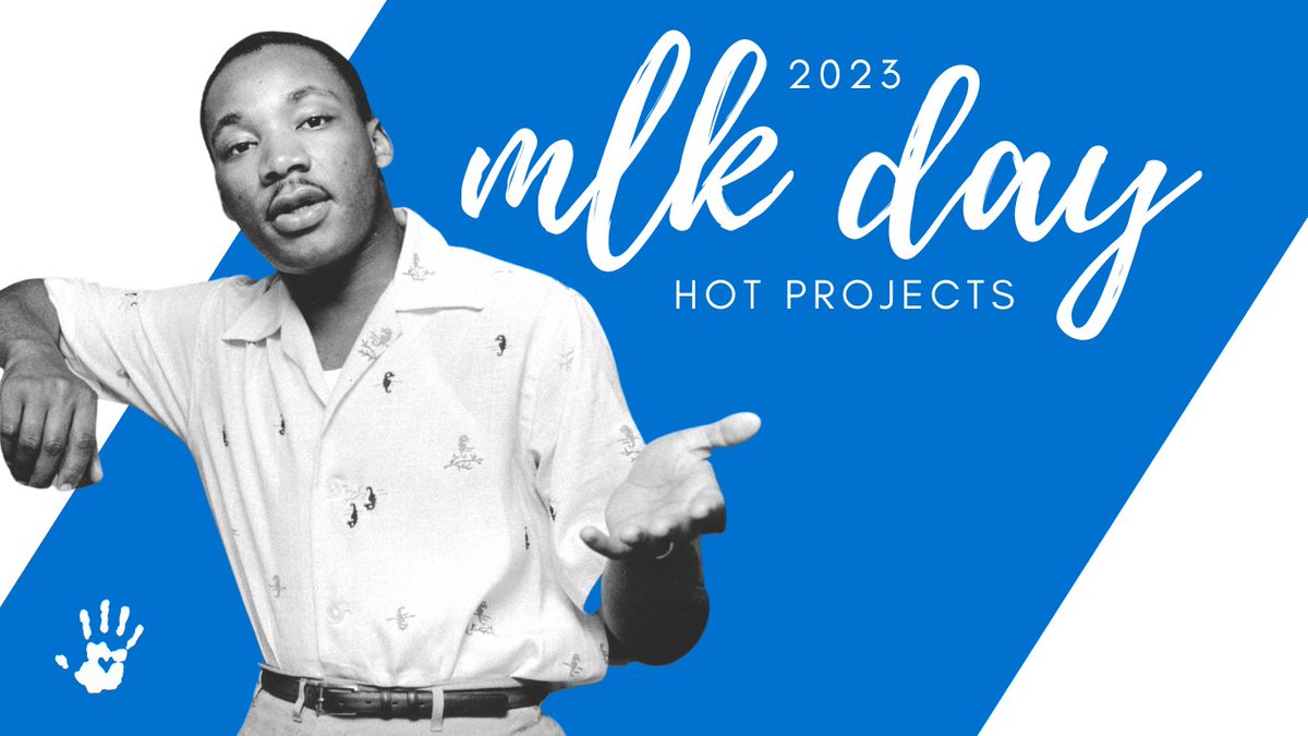 HandsOnAtlanta's tweet photo. This is it, your last chance to join our 2023 MLK Days of Service! Check out these 10 King Holiday Hot Projects you can join now. Hurry they won't last long. 👉 https://t.co/0TGb0oEieb #MLKATL https://t.co/6HcNcYUE07