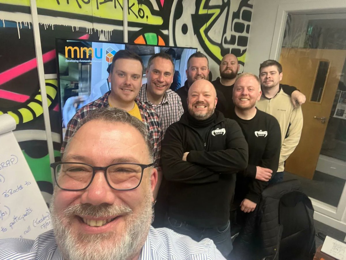 MMU_Global's tweet photo. Thank you to Big Fang Collective for two awesome days as we kicked off the Mastering Multi-Units programme. What was the big takeaway for the team this week? That discipline and consistency are the two superpowers of outstanding managers!

#managementskills #managementdevelopment https://t.co/aY0E0pVjnR