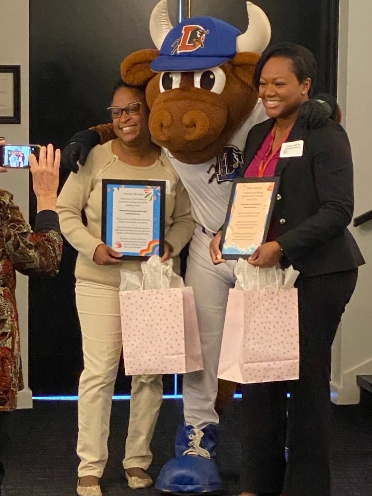 Thank you to the Woman's Club of Raleigh for selecting Mt. Vernon's very own Principal Andria Johnson <a href="/And_Johnson1/">Andria Johnson</a> and Counselor Teresa Brown as their Essential Worker Honorees!