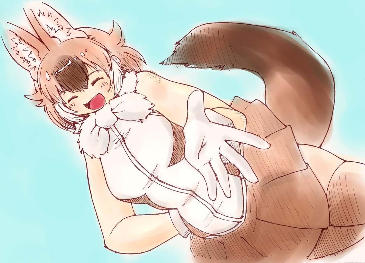 「今日も暖かくしてお休み下さいではまた!#けものフレンズ #けもフレ3 」|突撃なめじろうのイラスト