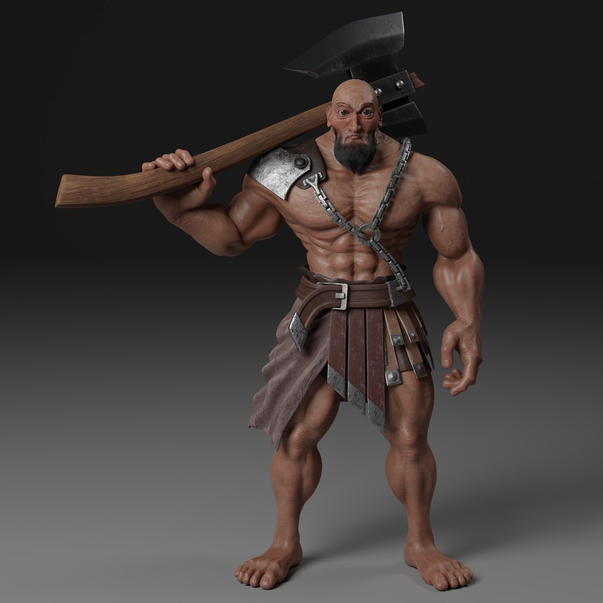 ando12_ea's tweet photo. Executioner - model in blender, detailed in Zbrush and texture in substance 3d painter.
#3dmodeling #3Dartist #Blender3d #ZBrush #Substance3DPainter #freelancers #support
More images here on my Artstation 🙂
https://t.co/MDHEDLf9ba https://t.co/lUiottjUOi