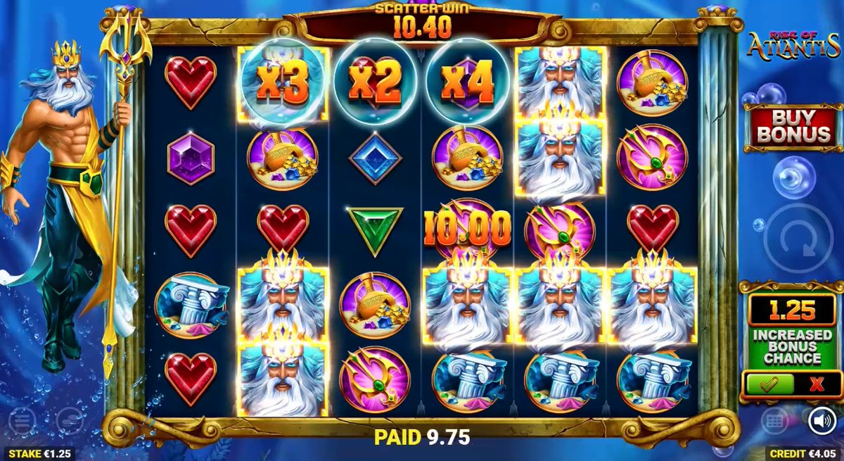 #BlueprintGaming introduces Rise of Atlantis

Scatter pays and advancing multipliers hold the keys to legendary #slot fun. 

