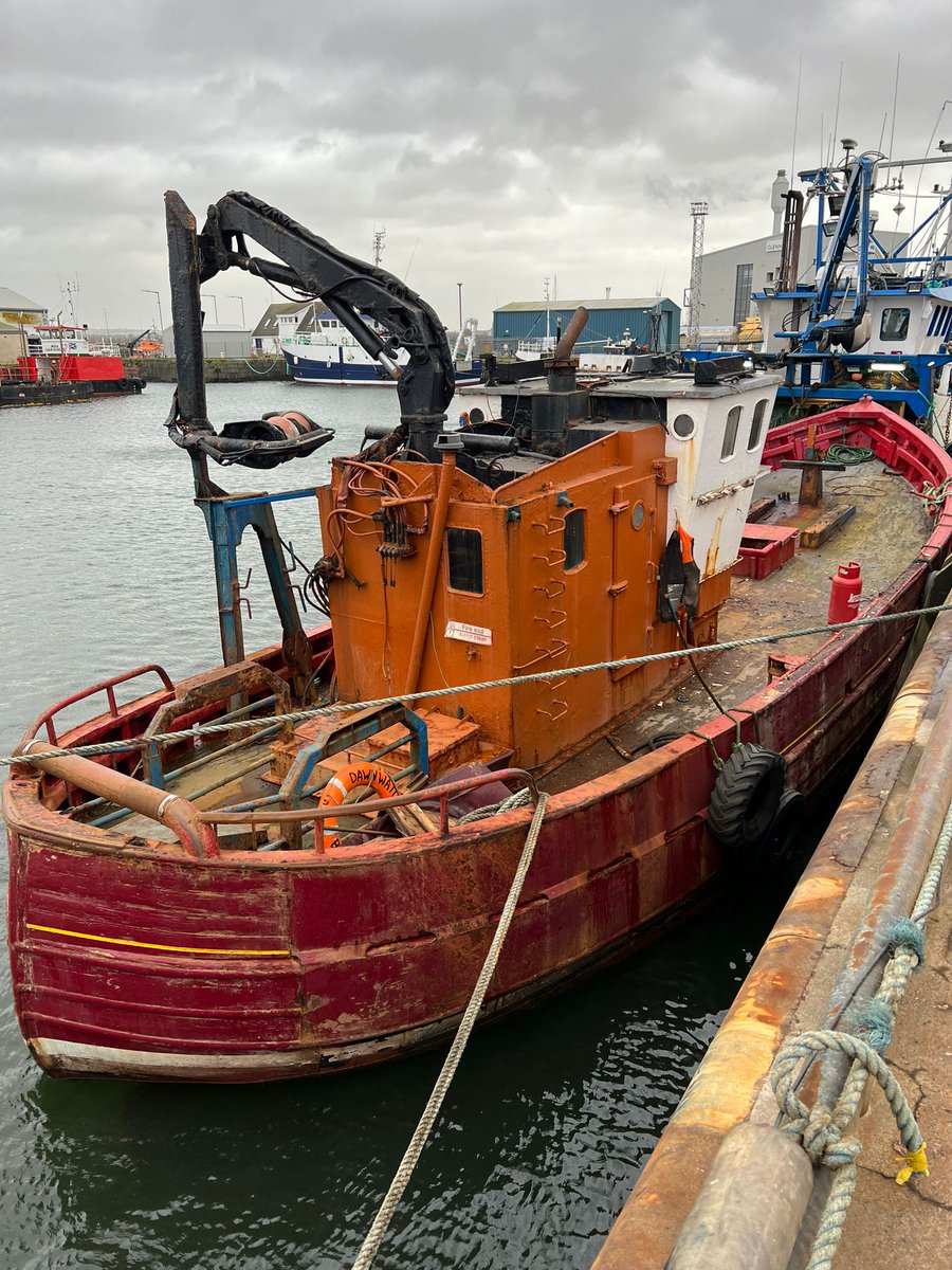 #BrexitReality #brexitshambles Another Fishing boat being destroyed in Troon . Not many left now . Thanks Boris , I hope you are proud of your achievements. @Dr_PhilippaW @CFAScot @Conservatives @NicolaSturgeon @UKLabour @marinescotland @sff_uk @scotgov