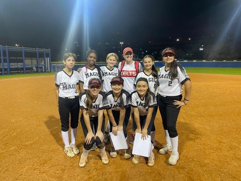 TxMagicRam's tweet image. Tx Magic Ram 14u was well represented at the Camp last night. First of many camps for these athletes. Thanks to ⁦⁦@USTCeltsSB⁩ ⁦@SanJacSoftball⁩ ⁦@Fins_Softball⁩ ⁦⁦@IverRobinson⁩ for a great camp at San Jac! #magicmade