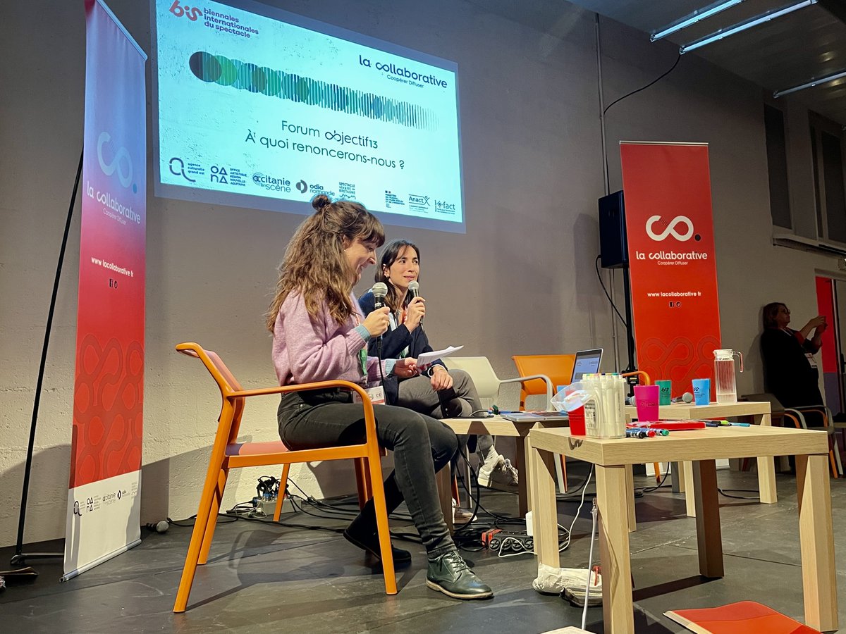 La Collaborative (@lacollaborative) on Twitter photo J1 aux <a href="/BIS_Nantes/">BIS 2023</a> : dans le cadre du projet #Objectif13 <a href="/LaCollaborative/">La Collaborative</a> a proposé un temps d’échanges pour réfléchir aux conditions du ralentissement, dans la perspective d'une soutenabilité réelle de nos activités
<a href="/OARAquitaine/">OARA</a> @odianormandie <a href="/SVBretagne/">Spectacle vivant en Bretagne</a> #ACGE <a href="/occitanienscene/">Occitanie en scène</a> J1 aux <a href="/BIS_Nantes/">BIS 2023</a> : dans le cadre du projet #Objectif13 <a href="/LaCollaborative/">La Collaborative</a> a proposé un temps d’échanges pour réfléchir aux conditions du ralentissement, dans la perspective d'une soutenabilité réelle de nos activités
<a href="/OARAquitaine/">OARA</a> @odianormandie <a href="/SVBretagne/">Spectacle vivant en Bretagne</a> #ACGE <a href="/occitanienscene/">Occitanie en scène</a>