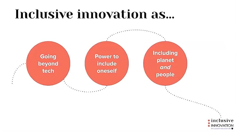 The authors of this study broke it down into three core arguments: 📲 innovation isn't just IT 🙋problem owners are crucial problem solvers 🌍 inclusion is necessarily about our planet @alex_glennie, @cocosavie, @RobynVidra #RSAinnovation