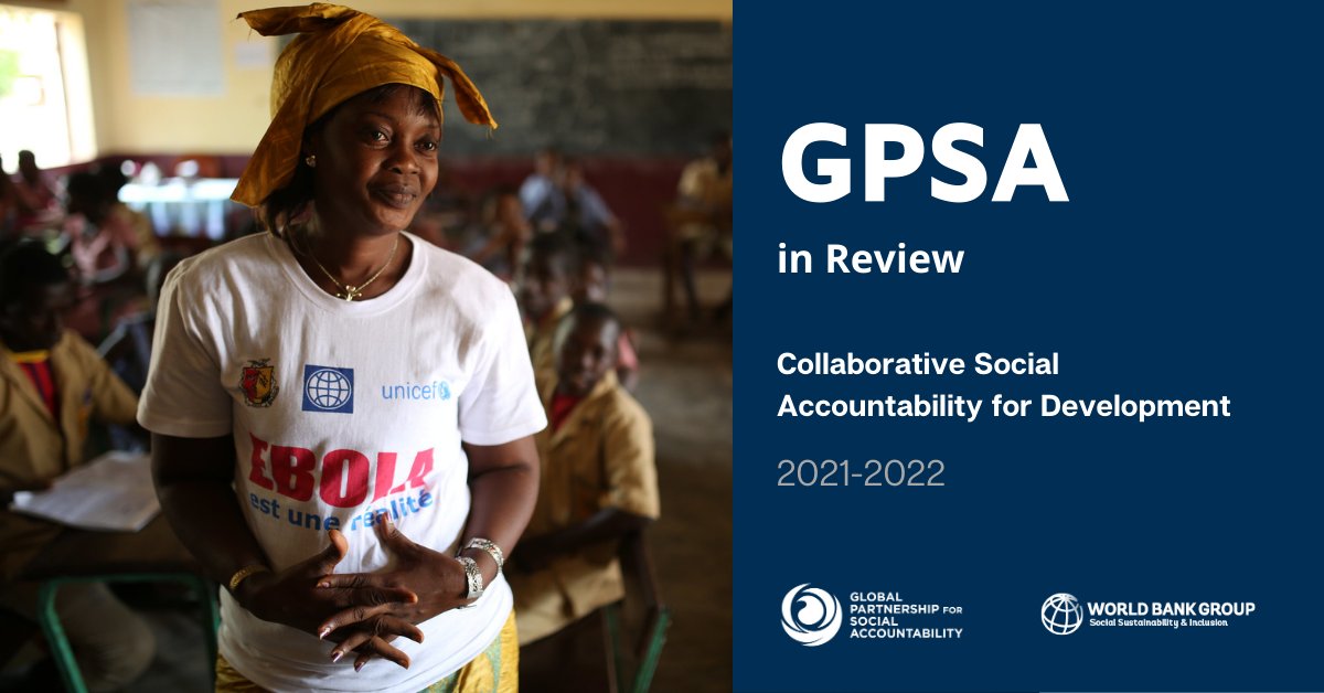 In #Guinea, the GPSA is working with @SFCG to strengthen citizen oversight in the post-Ebola recovery process, benefitting 41% of the country. 

Check out <a href="/GPSA_org/">Global Partnership for Social Accountability</a>’s #GPSAinReview2021 to learn more! bit.ly/3VYZna7 #ReportLaunch #socialaccountability