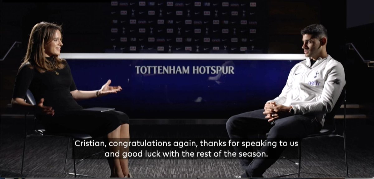 alexaljoe's tweet photo. The Big Interview with World Cup winner Cristian Romero on BT Sport 1 @ 6pm and Sky Sports PL @ 7pm tonight. In the interview he says that 5 years ago he considered quitting football… 🏆🇦🇷 https://t.co/T98ZyMjJJH