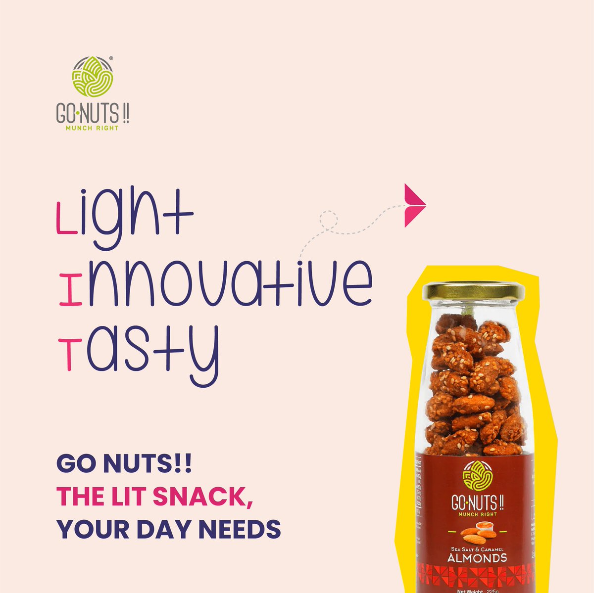 Boring day?  

We totally know how to make it LIT😉  

Stay tuned, as we reveal something exciting tomorrow! 

#light #innovative #tasty #gonuts #almonds #cashews #walnuts #flavourednuts #exciting #tomorrow #thursday #instagood #instathursday #staytuned