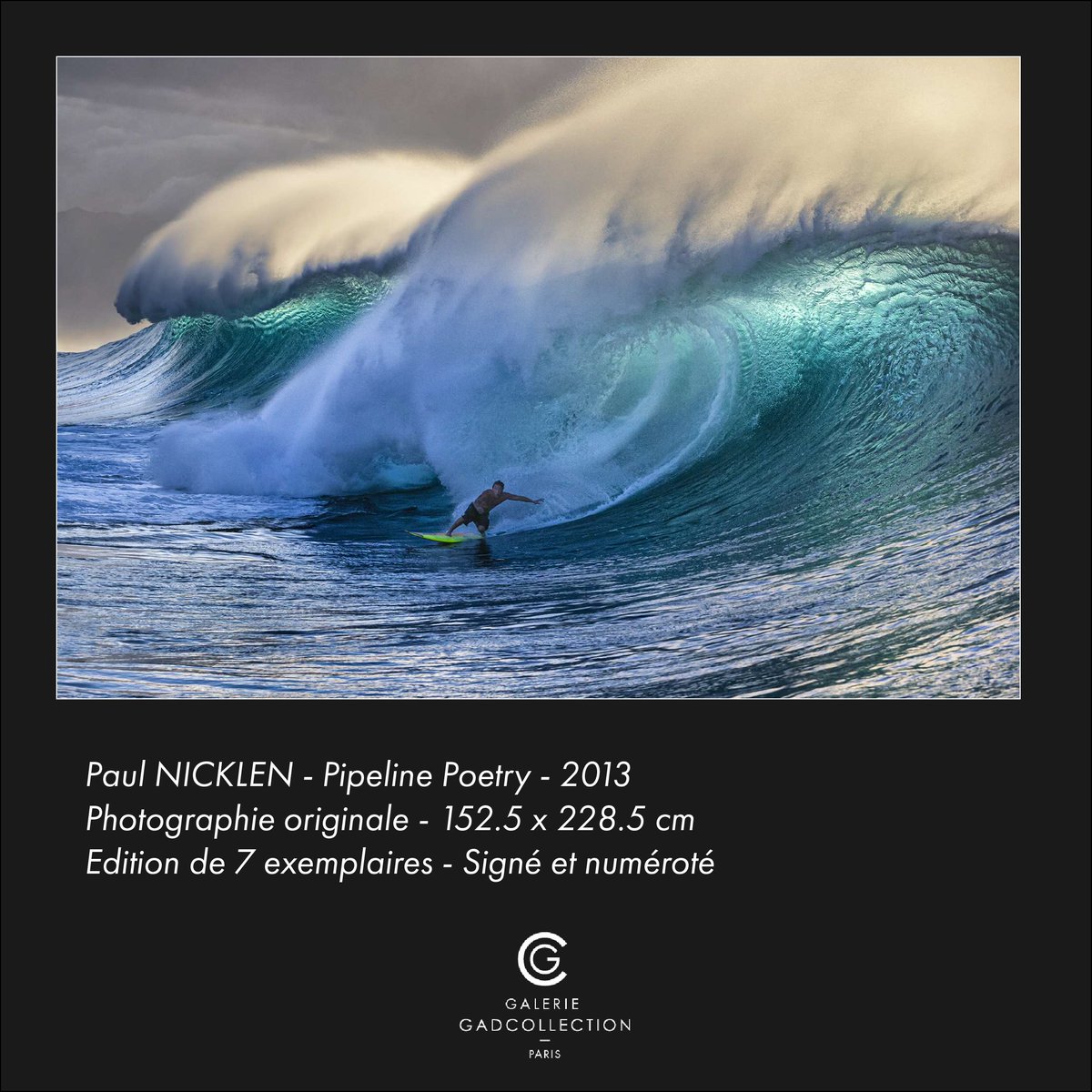 GADCOLLECTION's tweet photo. @PaulNicklen, Pipeline Poetry, 2013. 
Come discover our collection of photographs. 
#sea #photography #galeriegadcollection #seaphotography #surf #surfphotography #paulnicklen #wild #sun #blue https://t.co/Wti7Za0mPF