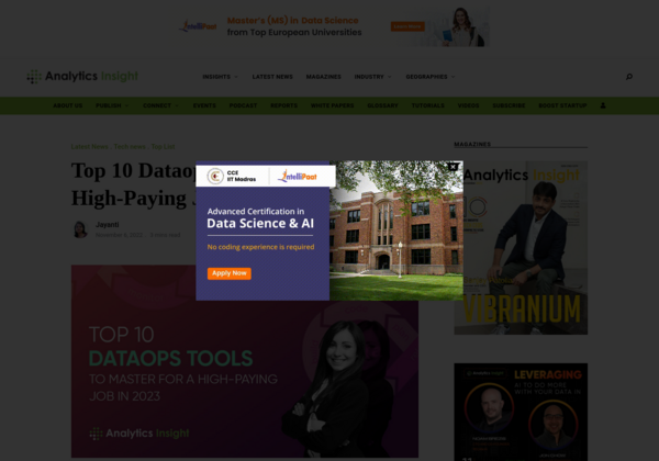 QwerkRec's tweet photo. 🔧 Top 10 Dataops Tools to Master for a High-Paying Job in 2023 - Analytics Insight #DataopsTools #AnalyticsInsight https://t.co/H7suocTRwC https://t.co/j9MsrWcYrA
