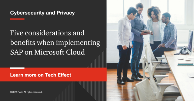 Migrating SAP to the cloud can be a transformative tech initiative. Here’s what you need to know to secure it. pwc.to/3Xu1K5T