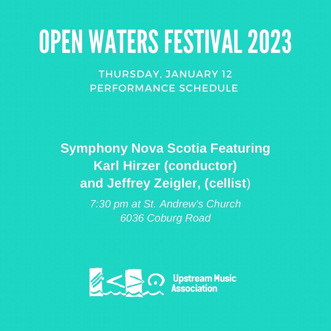 It’s the last day of Open Waters Festival 2023 &amp; we are ending the festival with a concert with <a href="/SymphonyNS/">Symphony Nova Scotia</a>  Featuring Karl Hirzer &amp; Jeffrey Zeigler you won’t want to miss!

Tickets @ Festival passes can be purchased online or at the door.   halifax.boldtypetickets.com/events/1325457… #owf2023