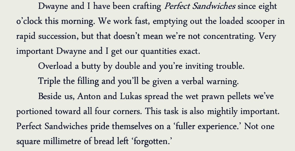 SJHoray's tweet photo. Extract From Saint Jason ‘Vegan prawn sandwiches’
#WritingCommunity #fiction #novelextract https://t.co/ZJ5TuhVcZY