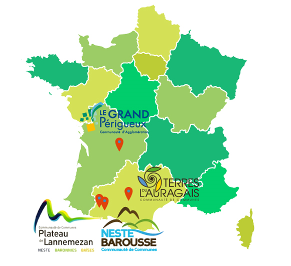 Nous sommes fiers d'accueillir quatre nouveaux territoires au sein du programme ! 👏

Les communautés de communes du Plateau de Lannemezan, <a href="/CCNesteBarousse/">Communauté de Communes Neste Barousse</a>, Terres du Lauragais et la Communauté d'Agglomération de #Périgueux nous rejoignent.