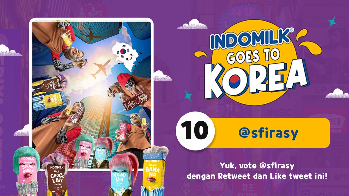 indomilkyourway's tweet photo. Retweet dan Like tweet ini untuk bantu @sfirasy [Instagram] Liburan ke Korea 5D3N bareng Indomil-K! #IndomilkGoesToKorea https://t.co/1cwP46fK9L