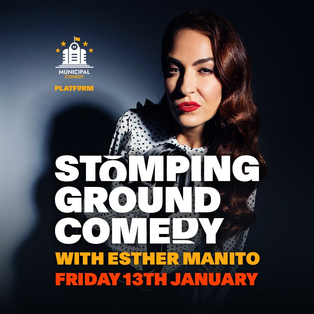 Not long now and not many tickets left! Grab your tickets asap for Stomping Ground Comedy! The line up includes MC <a href="/dooleys73/">Darren Pizzazz</a> Alex Mason, <a href="/KateBarella/">kate Barella</a> Ben Carter and headliner <a href="/esther_manito/">Esther Manito</a>

Tickets can be purchased through the link below;
tinyurl.com/2y8wafvn