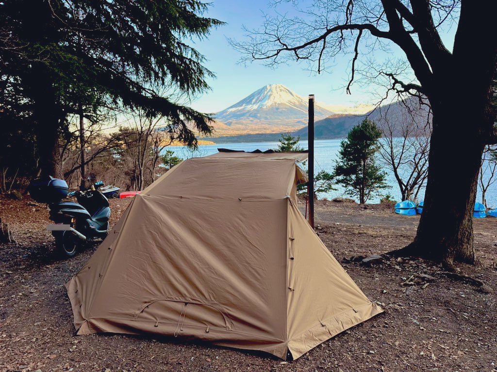 ponu_can's tweet photo. 先月の浩庵でのキャンプ🏕
コーヒーでも飲んでカッコつけて撮ろうかと思ったら、朝日が眩しすぎて目開けられないやつ🥹

フォトコンテスト、ご縁ありますように🙏

#GOGlamping冬キャンプ https://t.co/esY8E6imei