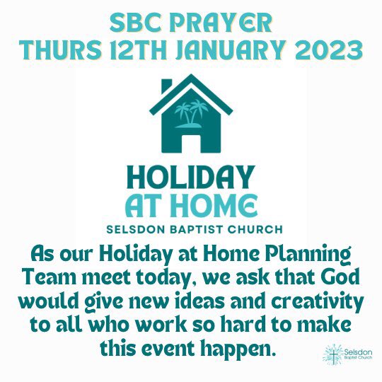 Today’s SBC Prayer 🙏 🏝🏠

#holidayathome #holidayathome2023 #august2023  #givethanksforvolunteers #prayforvolunteers #godsblessing #dailyprayer #sbcprayer #localcommunity #selsdon #loveselsdon #prayfortheteam #prayforallattending #thursdayprayer #seniors #seniorsministry