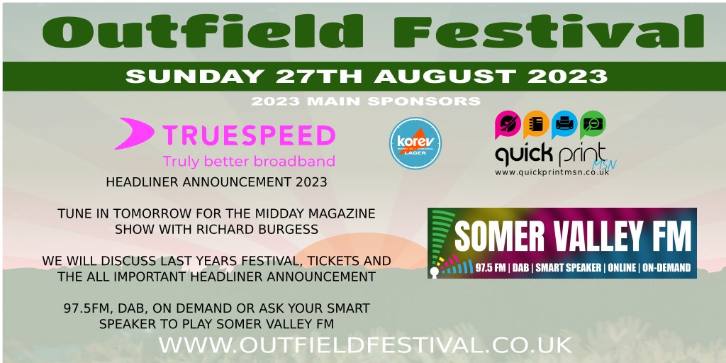 Outfield Festival tweet media