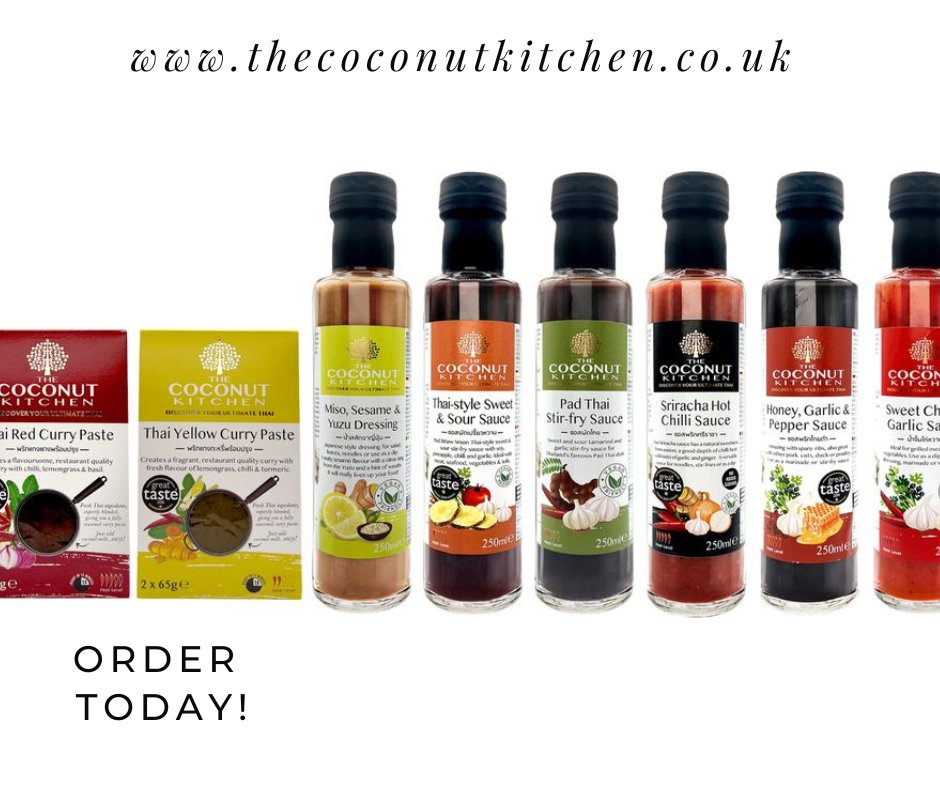 If you are looking for high quality, award winning Thai curry pastes, sauces and more go to our website today 💚