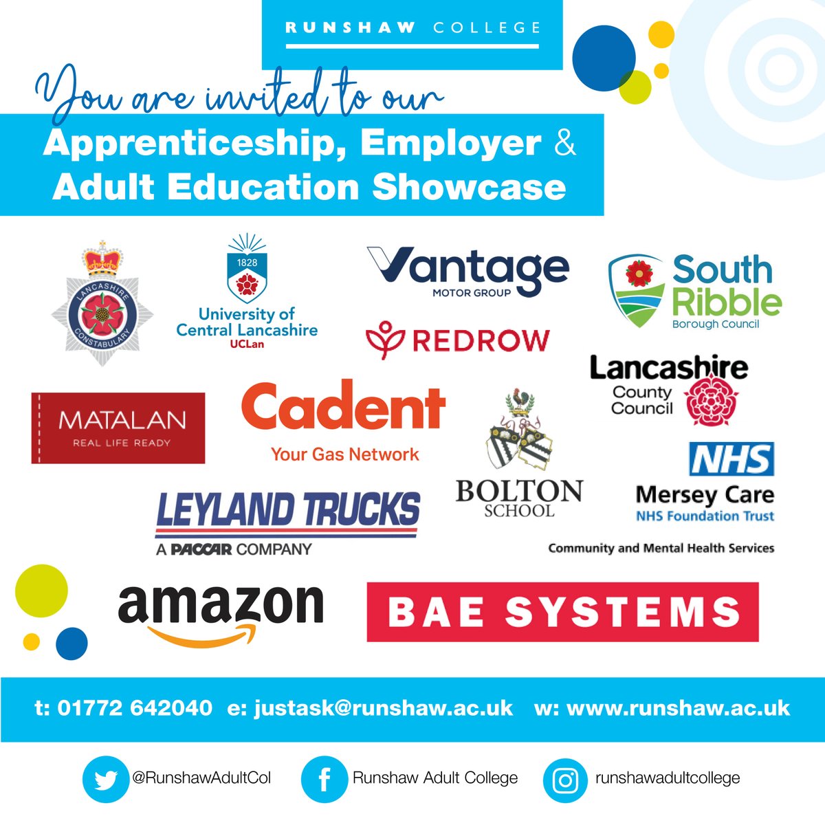 Runshaw Adult College tweet media