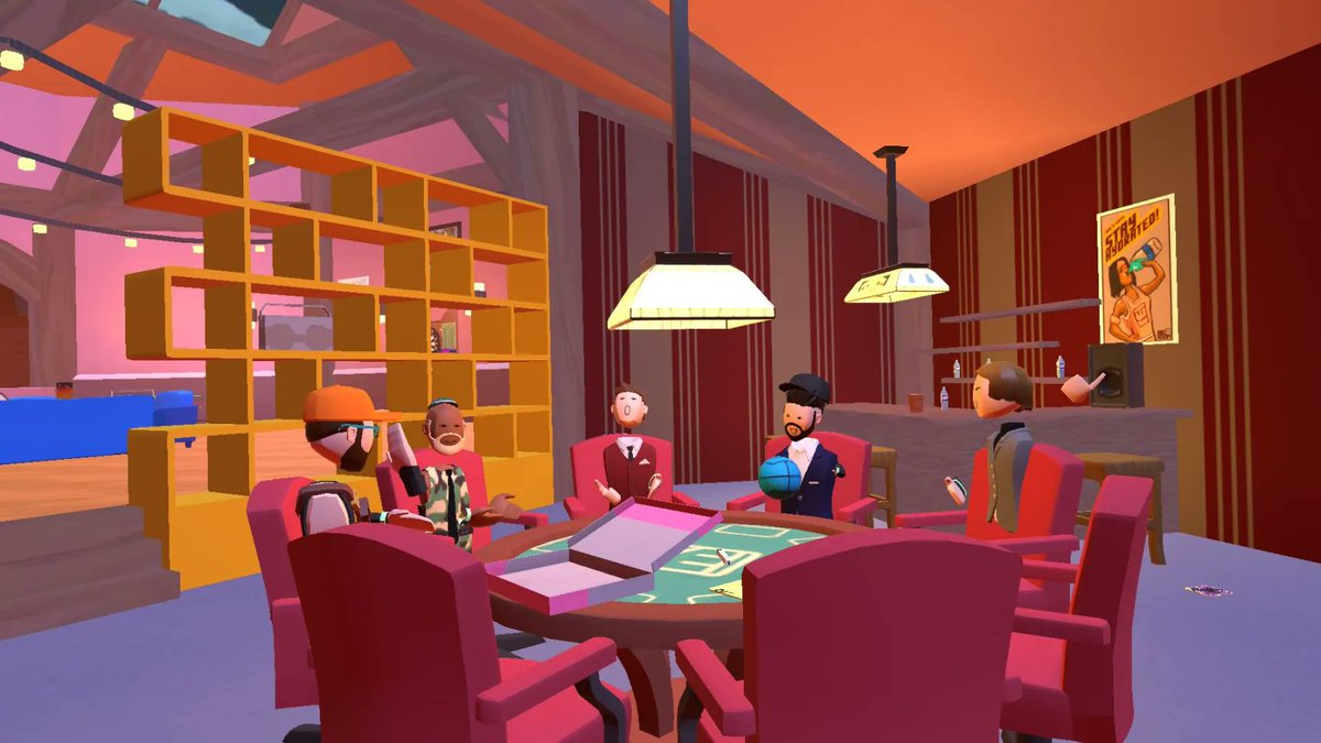EPIC_VR_'s tweet photo. @EPIC_VR_ Team Metaverse meeting in @recroom 🤩 We love exploring new Metaverse worlds!/
Metaverse'owe spotkanie zespołu @EPIC_VR_ w @recroom 🤩 Uwielbiamy odkrywać nowe światy Metaverse! 

#meta #metaverse #recroom #vr #MetaverseCompany #virtualreality #wirtualnarzeczywistość https://t.co/vDzznNROLC