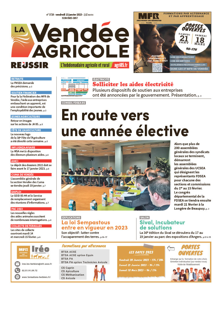 [EditionAbonné] Consultez dès à présent la #VendéeAgricole numérique de la semaine : agri85.fr/V4/votre-vende…