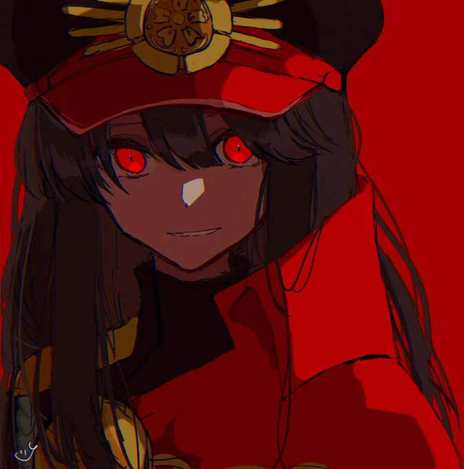 #絵を彩度100にすると超派手これはこれで良い 