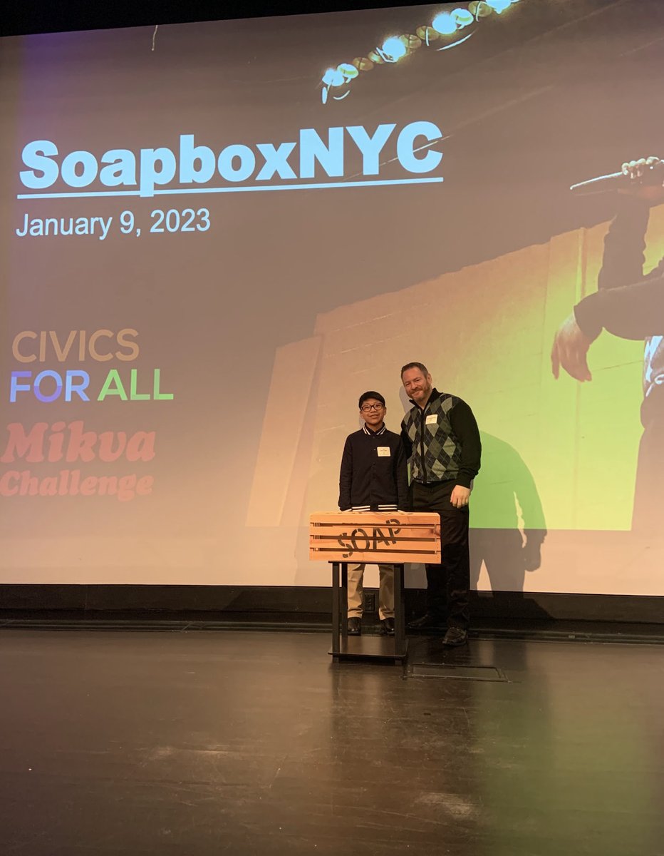 We’re so proud of Yadir Quijano for  his bravery, activism, & representing us at the #SoapBoxNyc ⁦@NYC_District24⁩ ⁦@MontanesSoledad⁩