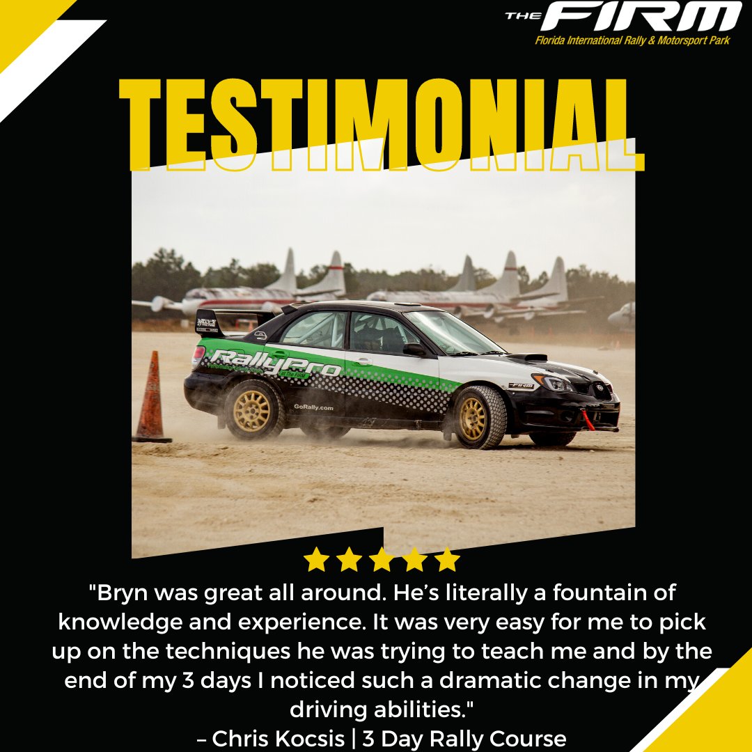 𝕎𝕖 𝕨𝕒𝕟𝕥 𝕥𝕠 𝕙𝕖𝕒𝕣 𝕒𝕓𝕠𝕦𝕥 𝕪𝕠𝕦𝕣 𝕖𝕩𝕡𝕖𝕣𝕚𝕖𝕟𝕔𝕖𝕤 𝕒𝕥 𝕋𝕙𝕖 𝔽𝕀ℝ𝕄! 
𝐒𝐞𝐧𝐝 𝐮𝐬 𝐚 𝐃𝐌!

#testimonial #customerfirst #feedback #rally #racing #motorsports #racethefirm #racingschool #racetrack #driven
