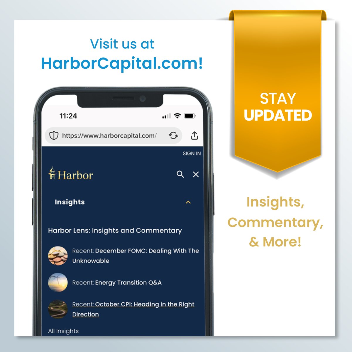 HarborCapital's tweet photo. 👋 We're saying goodbye to Twitter for now. For regular updates on what’s happening at Harbor, visit https://t.co/UzCk5nMeQE, or follow our CIO &amp; President, @GleichKristof, and our Head of Multi-Asset Solutions, @LernerSpenser. https://t.co/6741nUAiUz