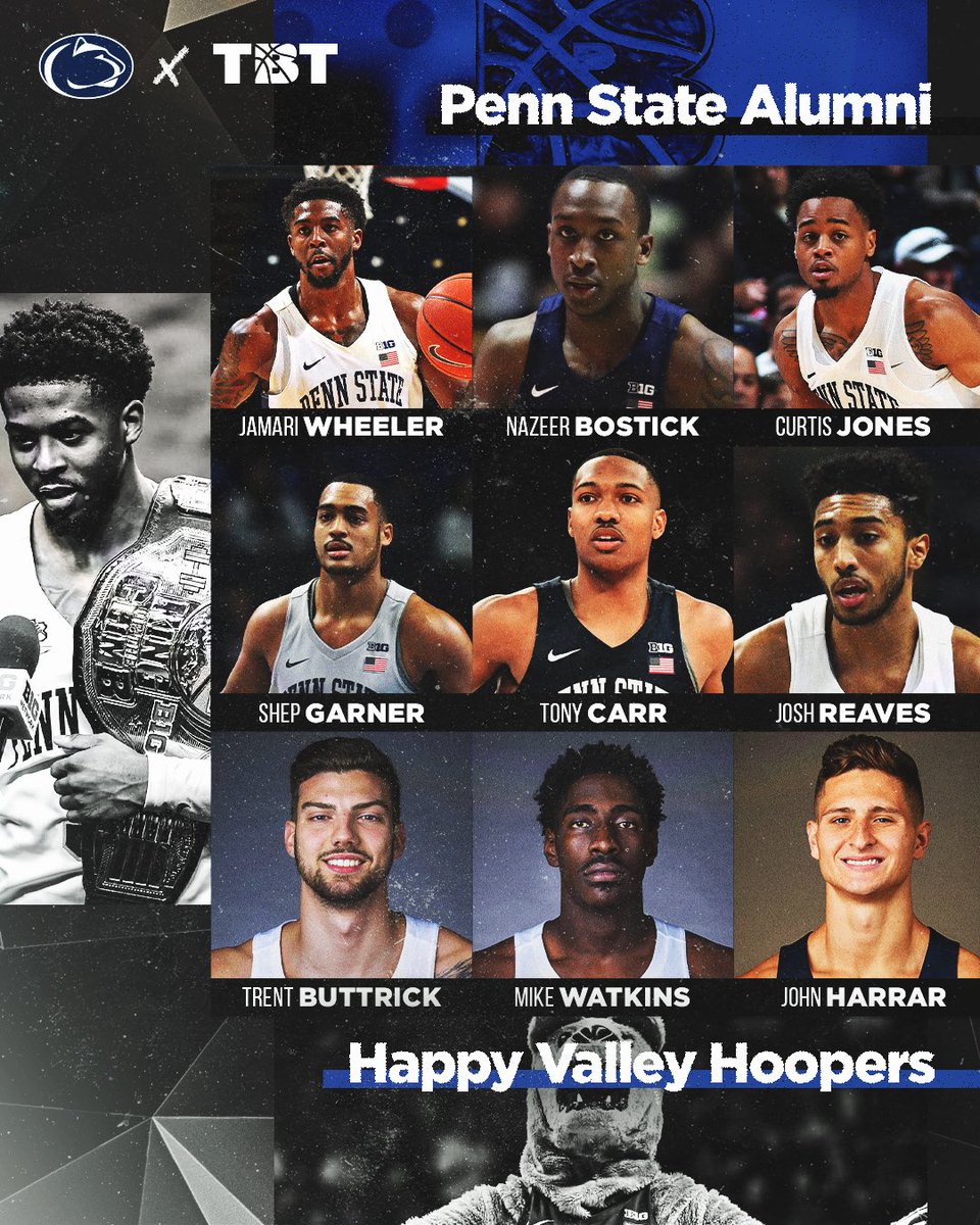 🚨BREAKING🚨 Fresh off a HUGE win over Indiana for their alma matter, John Harrar &amp; Co. have announced that a <a href="/PennStateMBB/">Penn State Men’s Basketball</a> alumni team will officially be applying for TBT2023! 

The initial roster for <a href="/HappyValley_TBT/">Happy Valley Hoopers</a> is LOADED⤵️