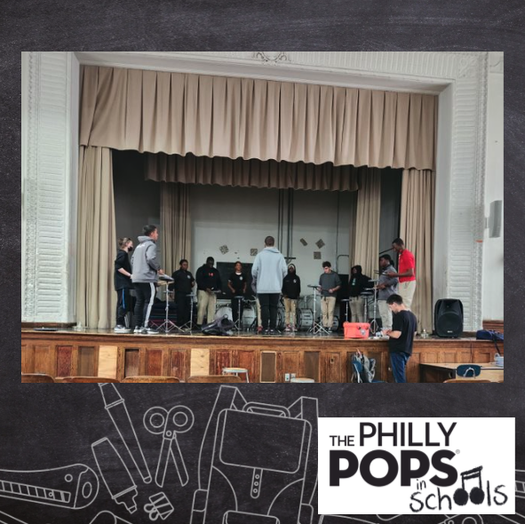 At the Philadelphia Military Academy, students take part in drumline lessons every Tuesday and Thursday with POPS in Schools. Your contributions to help #SAVETHEPOPS will go towards keeping our POPS in Schools programs like this running!