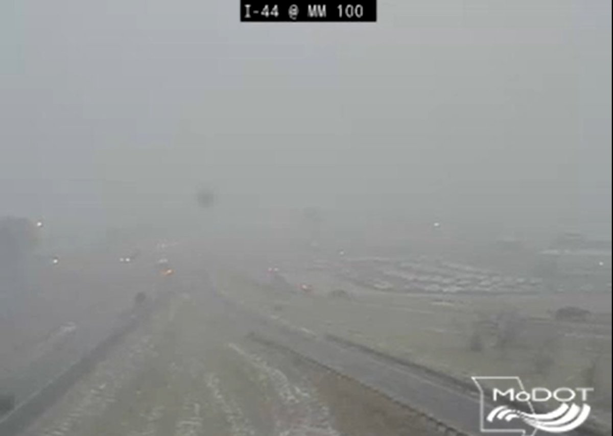 NWS Springfield on Twitter "1/12, 8AM MoDOT cameras along I44 are showing visibility reduced