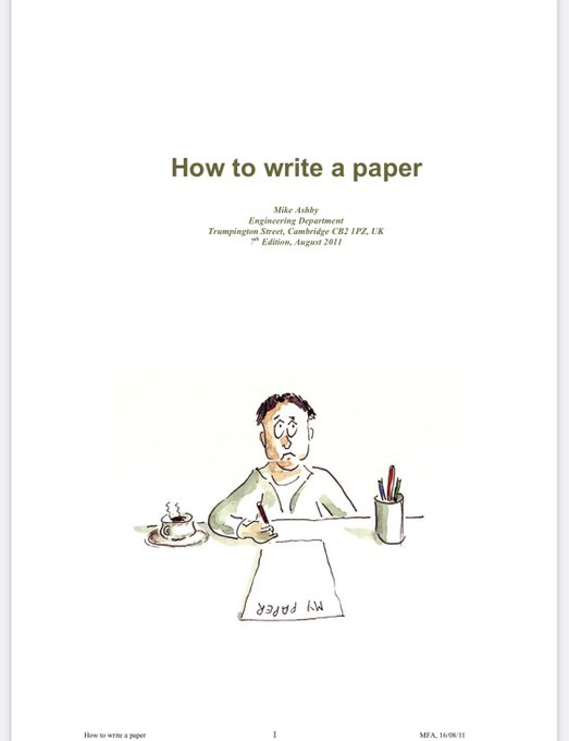 res_plan2's tweet photo. "كيف تكتب ورقة علمية؟"

شرح يوتيوب مع استعراض لكتاب:
How to write a paper?

د. بدر سالم البدراني

https://t.co/2YBg3uDiTg
#افكار_البحثية #الدراسات_العليا https://t.co/UyDAnznMi9
