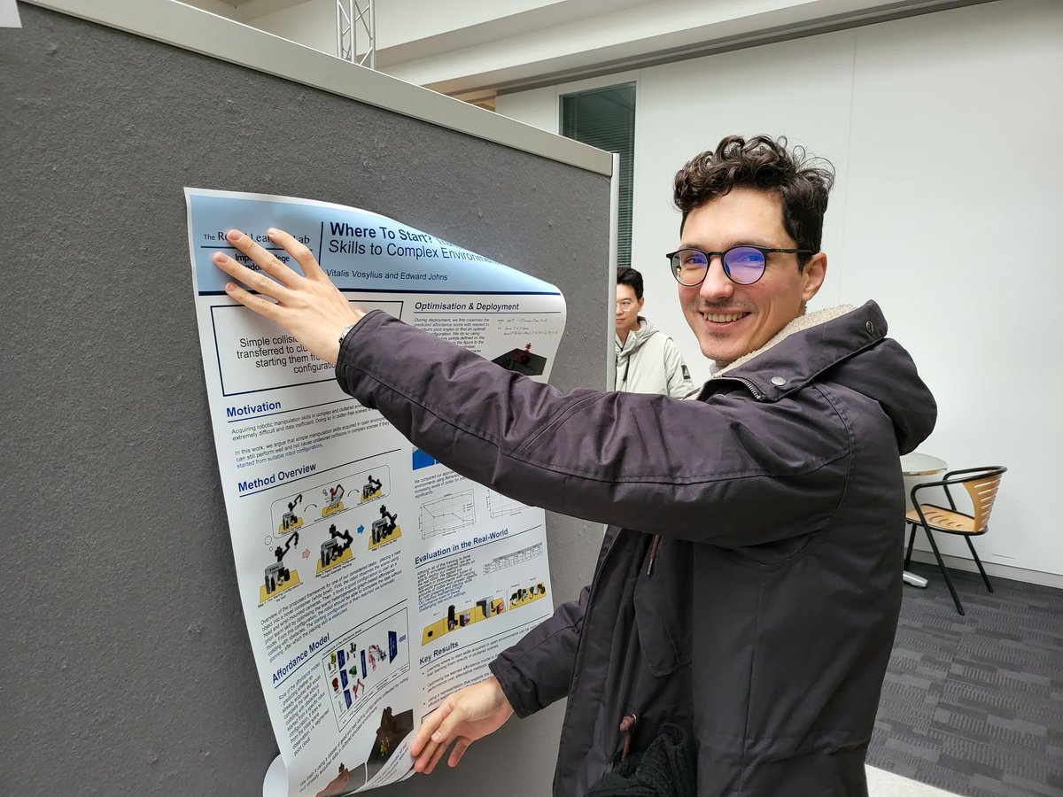 As part of the 4th UK Robotics students have prepared a number of project posters for the robotics community to engage with. Great to see what the future experts in the field are working on! @efi_psomopoulou @nathanlepora @UWEBristol @BristolUni #UKRobotManipWS