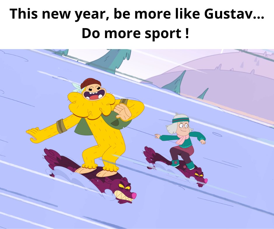 This new year, be more like Gustav!
Watch The Unstoppable Yellow Yeti, streaming now on <a href="/Disney/">Disney</a>+ in the UK. 

#TheUnstoppableYellowYeti #Disneyplus #Disneyplusuk #animation #snow #kidsofinstagram #yellowyeti #disneyfans #newseries