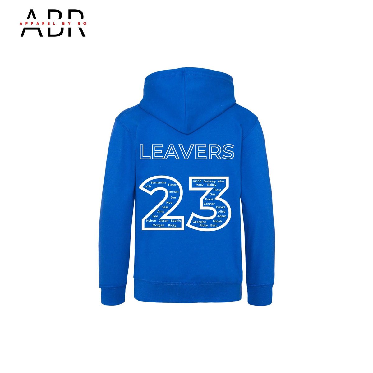 📢Attention all schools & PTAs📢 

Get ready for the Leavers of 2023 with hoodies from ABR, the perfect way to celebrate the end of school days

Full personalisation available🤩

Contact us or visit us at apparelbyro.co.uk to find out more #Leavers2023 #leavershoodies